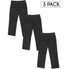 Galaxy Authentic 3 Pack Boy's Stretch Slim Fit School Uniform Chino Pants - image 2 of 4