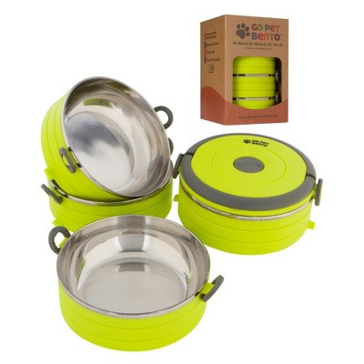Healthy Human Travel Dog Bowls |Set of 3 Interlocking Bowls