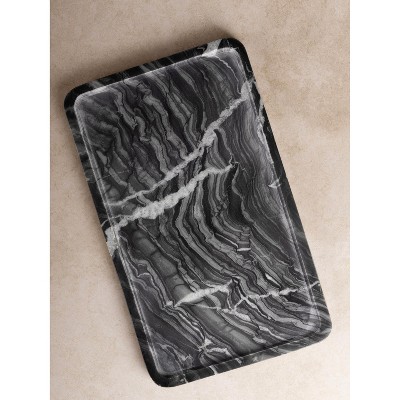 Frontier Black Marble Tray