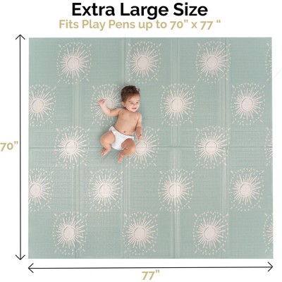 Extra Large Waterproof Foam Padded Foldable Baby Play Mat
