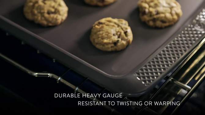 Saveur Selects Non-stick Carbon Steel 12-Cup Muffin Pan, 2 of 7, play video