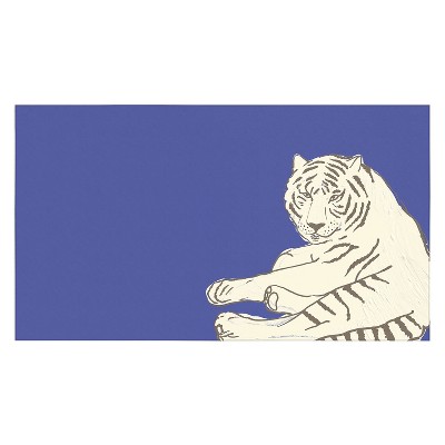 Emanuela Carratoni Painted Tiger Tablecloth -Deny Designs