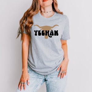 Simply Sage Market Yeehaw Bull Short Sleeve Tee - 1 of 4
