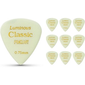 Pick Boy Glow in the Dark Luminous Cellulose Vintage Guitar Picks - 1 of 1