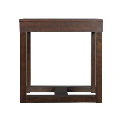Drew 3-Piece Rectangular Brown Wood Occasional Table Set
