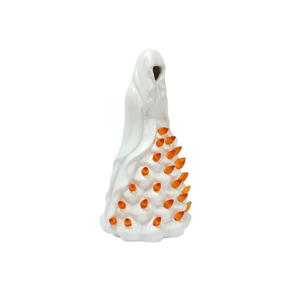The Lakeside Collection Halloween Witch Or Spirit LED Lighted Ceramic Tabletop Decor - - thumbnail 2