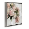 Stupell Industries Elegant Pink Roses Arrangement Floating Frame Canvas Art - 2 of 4