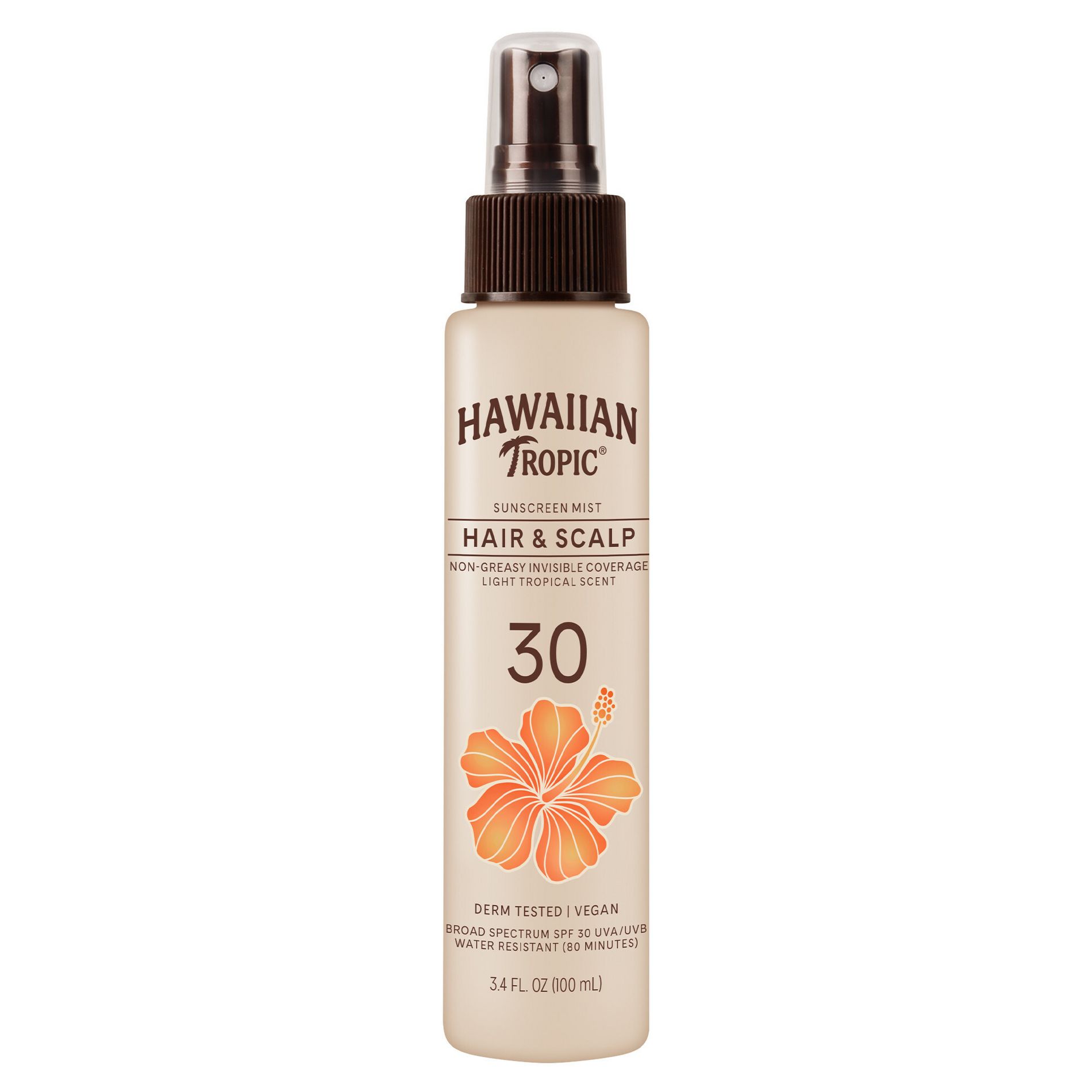 Hawaiian Tropic Hair & Scalp Sunscreen Mist - SPF30 - 3.4 fl oz