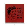 Slickblue Rustic Bar Decor Sign 7x7 – Solid Wood Plaque with Funny Quote, Shelf or Wall Display, 10 Color Options - 3 of 3