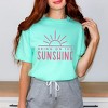 Simply Sage Market Women's Bring On The Sunshine Short Sleeve Garment Dyed Tee - 2 of 4