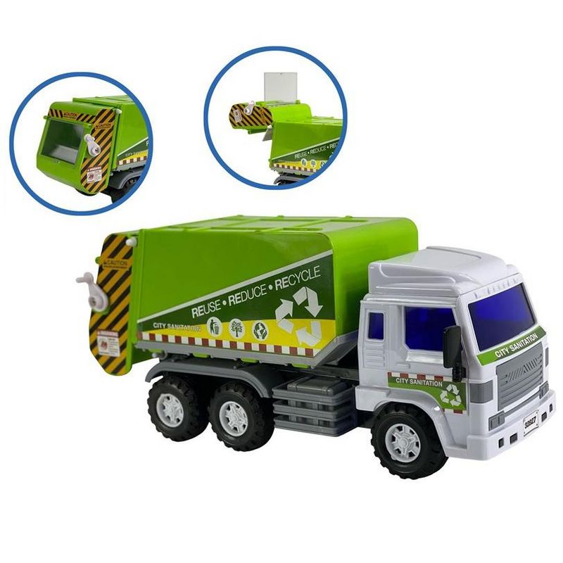 Big Daddy Friction Powered Garbage / Recycling Truck with Sand & Dirt Dumping Action, 2 of 6