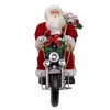Kurt Adler whimsical 14-Inch Kringles Motorcycle Santa with Giftbag - 2 of 4