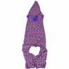 Pet Life (R) Active 'Downward Dog' Heathered Performance 4-Way Stretch Two-Toned Full Body Warm Up Hoodie - 3 of 4
