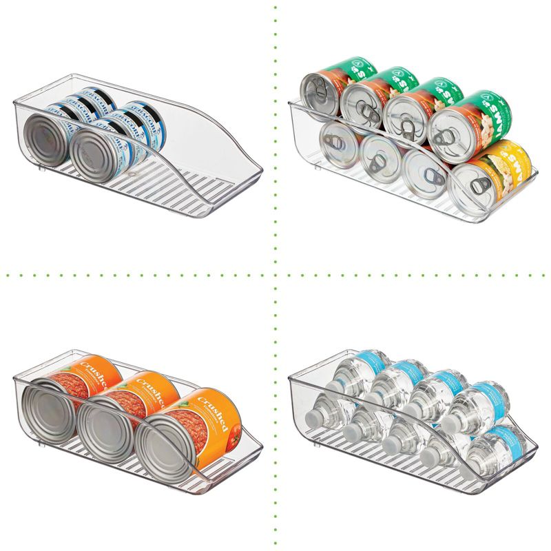 mDesign Plastic Soda Can Dispenser Storage Organizer Container Bin, 5 of 10