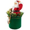Northlight LED Lighted and Animated Gift Bag with Santa Claus Christmas Figure - 32" - 3 of 4