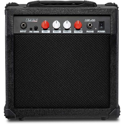 Lyxpro Electric Guitar Amp, 20w Portable Mini Amplifier : Target