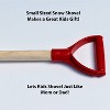 Flexible Flyer Kid's Snow Shovel: Plastic & Wood Sled, 150lb Capacity - 2 of 3
