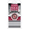 MasterPieces Casino Style 20 Piece 11.5 Gram Poker Chip Set NCAA Oklahoma Sooners Silver Edition - 2 of 3