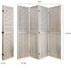 NicBex Room Divider Modern Folding Privacy Screen with Peg Board Display for Home & Office - 3 of 4