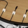 SEVOBAL Cable Management 6-Pack Universal Cable Organizer Clips, 360 Degree Rotating Cord Organizers for Desk, Wall, Car, White, 0.78"*0.78"*0.44" - 4 of 4