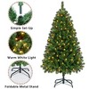 Yaheetech 4.5Ft/6Ft/7.5Ft/9Ft/12Ft Pre-lit Spruce Artificial Christmas Tree with 150 Incandescent Warm White Lights - 4 of 4