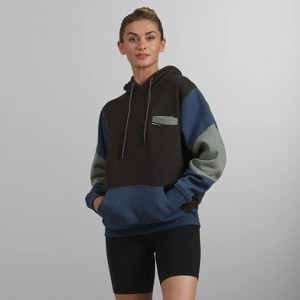 Women's Drew Colorblock Oversized Hooded Sweatshirt - 1 of 4
