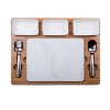 Toscana Bamboo and Marble Parlor Ice Cream Mixing Set - 4 of 4