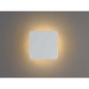 Progress Lighting Z-2025 1-Light LED Outdoor Square Wall Light, Textured Black, Satin White Shade - 2 of 2