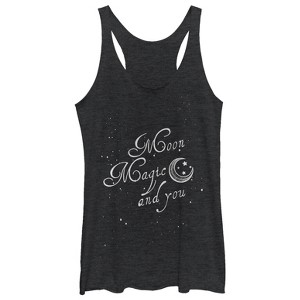 Women's CHIN UP Moon Magic Racerback Tank Top - 1 of 3