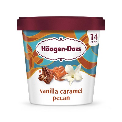 Haagen Dazs Vanilla Caramel Pecan Frozen Ice Cream - 14oz