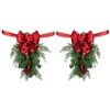 Northlight Set of 2 Mixed Cedar and Pine Christmas Chair Back Swags - 3 of 4