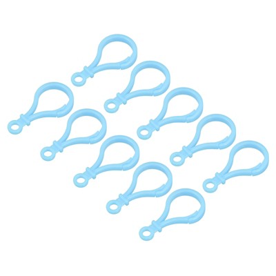 Unique Bargains Plastic Colorful Multipurpose Bulk Claw Snap Clip Hooks 24 Pcs
