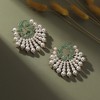 SOHI Women's Circular Pearl Drop Earrings - 2 of 4