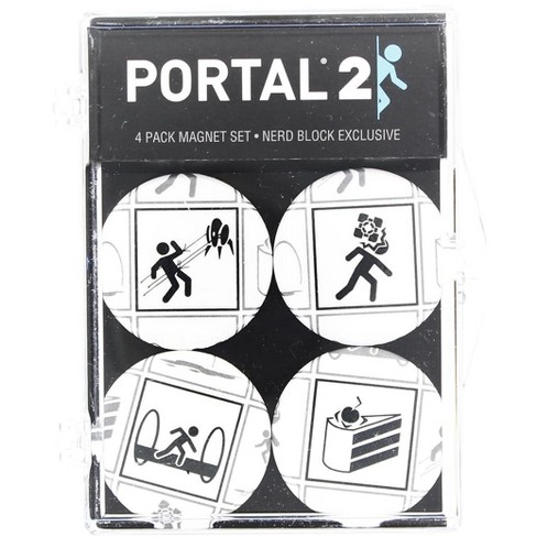 Crowded Coop, LLC Portal 2 4-Piece Magnet Set - image 1 of 1