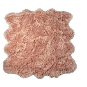Luxe Gordon Faux Sheepskin Octo Rug | 6'x6' - 1 of 4