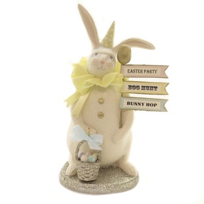 Easter 8.5" Marshmallow Easter Bunnmy Rabbit Egg Hunt  -  Decorative Figurines