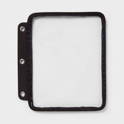 3 Ring Tablet Zip Pouch Solid Clear - up&up™