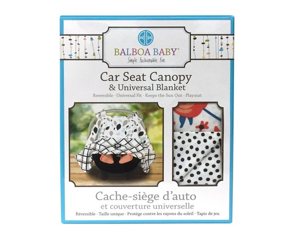Balboa Baby Rinocula Car Seat Canopy - Rose