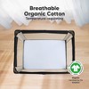 KeaBabies Mini Crib Sheets for Baby Girls, Boys, 2-Pack Soothe Pack and Play Sheets Fitted, Organic Pack N Play Mattress Sheet - 2 of 4