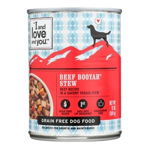 I and Love and You Beef Booyah Stew - Wet Food - Case of 12 - 13 oz. - 1 of 2
