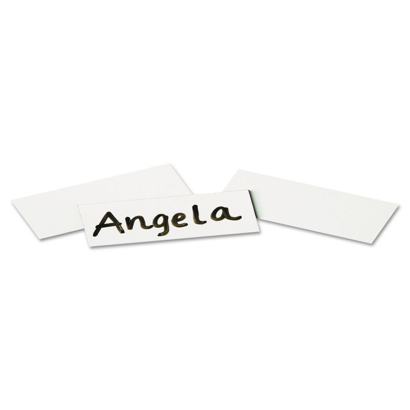 Quartet Magnetic Write-On/Wipe-Off Strips 2w x 7/8h White 25/Pack MWS, 1 of 4