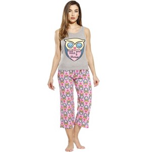 Just Love 100% Cotton Capri and Pant Sets Women Sleepwear - PJ Set - 1 of 2