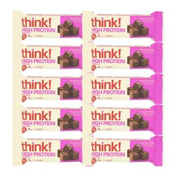 Think! Chocolate Fudge High Protein Bar - Case of 10/2.1 oz