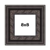 PosterPalooza | Square 3.5" Wide Ornate Black Frame - UV Acrylic, Foam Board Backing, Hanging Hardware - 2 of 4