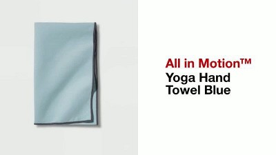 Gaiam Yoga Hand Towel, Blue Shadow