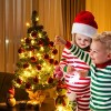 Tangkula 2'PVC Artificial Small Christmas Tree Holiday Season Decoration - 4 of 4