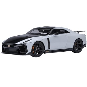 Nissan GT-R50 By ItalDesign Black and White Metallic 1/18 Model Car by Autoart - 1 of 4