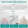 Attop Faucet Mat, Water Absorbing Stone Tray for Sink, Diatomite Fast-Drying Faucet Mat, Faucet Splash Guard for Bathroom Counter (White, 23.6" x 4") - 2 of 4