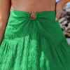 Women's Isla Muse Green Maxi Cover Up Skirt - Cupshe - 3 of 4