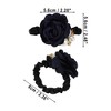 Unique Bargains Women's Classic Pearls Hair Ties 2.36" Diameter 1 Pc - 4 of 4